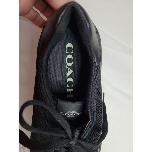 Coach Men Whoes Size 10.5 Gym Black - Picture 10 of 14
